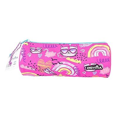 Pryma Astuccio Tombolino, Portapenne per Scuola Elementare e Medie, 22 X 8 Cm, 1 Zip, (Gatto) Pryma Astuccio Tombolino, Portapenne per Scuola Elementare e Medie, 22 X 8 Cm, 1 Zip, (Gatto)