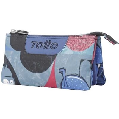 Totto Astuccio Scuola Tre Scomparti Cyber Mostri Tavola DIMENSIONE STANDARD, stampato, ESTÁNDAR, Scatole Totto Astuccio Scuola Tre Scomparti Cyber Mostri Tavola DIMENSIONE STANDARD, stampato, ESTÁNDAR, Scatole