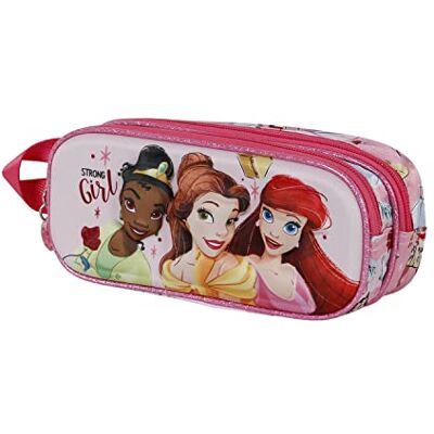 Disney Principesse Strong-Astuccio 3D Doppio, Rosa, 22 x 9.5 cm Disney Principesse Strong-Astuccio 3D Doppio, Rosa, 22 x 9.5 cm