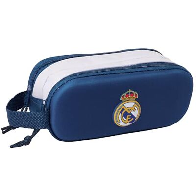 safta Real Madrid 3D Astuccio doppio 3D, astuccio per bambini, ideale per bambini in età scolastica, comodo e versatile, qualità e resistenza, 21 x 6 x 8 cm, Nero, M, Casual safta Real Madrid 3D Astuccio doppio 3D, astuccio per bambini, ideale per bambini in età scolastica, comodo e versatile, qualità e resistenza, 21 x 6 x 8 cm, Nero, M, Casual