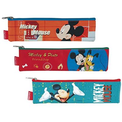 Montichelvo Pencil Pouch Flat Disney (Blister 6 Pcs) Astuccio, 20 cm, Multicolore (Multicolour) Montichelvo Pencil Pouch Flat Disney (Blister 6 Pcs) Astuccio, 20 cm, Multicolore (Multicolour)