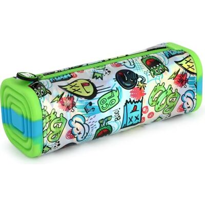 Grafoplás Bits&Bobs Custodia in silicone per scuola in silicone Shiny Bits&Bobs, 21 x 7 cm, Verde, 21x7x7cm, Astuccio scolastico in silicone Shiny Bits&Bobs Grafoplás Bits&Bobs Custodia in silicone per scuola in silicone Shiny Bits&Bobs, 21 x 7 cm, Verde, 21x7x7cm, Astuccio scolastico in silicone Shiny Bits&Bobs