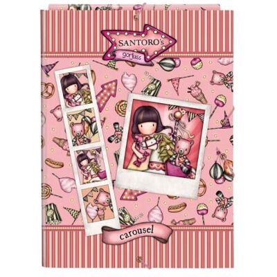 safta -Cartella foglio 3 linguette Gorjuss Fairground Carousel 26 x 33,5 x 2,5 cm, multicolore () safta -Cartella foglio 3 linguette Gorjuss Fairground Carousel 26 x 33,5 x 2,5 cm, multicolore ()