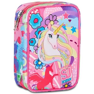SJ Gang STYLE JAM GANG Astuccio Scuola Speed Pad, Rosa, Unibraid, Portapenne Mono Scomparto Con Plance Amovibili e Penne, Matite, Colori, Accessori Zaino, Elementari, Medie, Bambina SJ Gang STYLE JAM GANG Astuccio Scuola Speed Pad, Rosa, Unibraid, Portapenne Mono Scomparto Con Plance Amovibili e Penne, Matite, Colori, Accessori Zaino, Elementari, Medie, Bambina