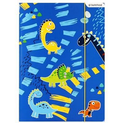 sarcia.eu DINOSAURI STARPAK LAMINATO cartella scuola con elastico A4 per ragazzi (Dinosauro B) sarcia.eu DINOSAURI STARPAK LAMINATO cartella scuola con elastico A4 per ragazzi (Dinosauro B)