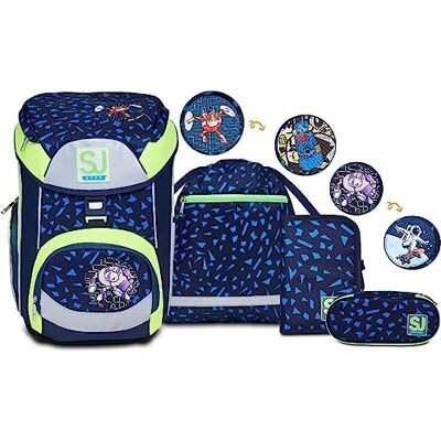 SJ GANG STYLE JAM GANG Set Updown Box, Sakky Bag, Astuccio 1 zip, Portapenne Round Plus, Per bambini e ragazzi, Scuola e tempo libero SJ GANG STYLE JAM GANG Set Updown Box, Sakky Bag, Astuccio 1 zip, Portapenne Round Plus, Per bambini e ragazzi, Scuola e tempo libero