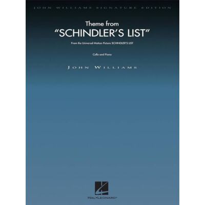 John Williams Theme from Schindler's List. Cello e Accomp..: Cello and Piano, Signature Edition John Williams Theme from Schindler's List. Cello e Accomp..: Cello and Piano, Signature Edition