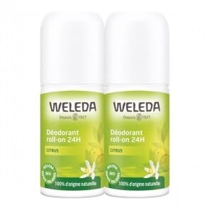 Weleda Duo deodorante roll-on 24H Citrus 2 x 50 ml