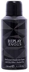 Replay Stone Deodorant Spray 24H Dry Efect Alcohol Free For Him