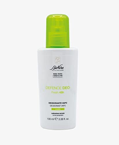 BioNike Defence Deo Fresh 48H, Deodorante Antitraspirante Spray, Assorbe il Sudore Fino a 48 Ore, Anti-aloni e Zero Macchie, Dona Ascelle Fresche e Protette, Dermatologicamente Testato