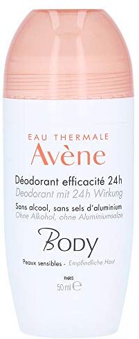 Avene PierreFabre  Body Desodorante Eficacia 24H, Senza profumazione, 50Ml