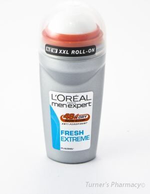 L'ORÉAL L 'Oreal Men Expert Fresh Extreme Roll On Desodorante 50 ml, pack de 6