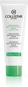 Collistar Deodorante Multi-attivo Crema 24 Ore, Crema Corpo nutriente e lenitiva con funzione deodorante a lunga durata, 75 ml