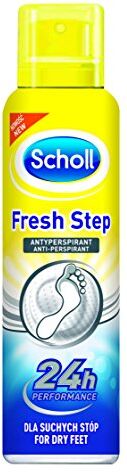 Scholl Fresh Step Deodorante spray per scarpe, 150 ml