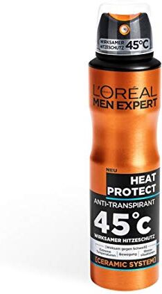 L'ORÉAL Men Expert Expert Deodorante spray Heat Protect, 150 ml (confezione da 1)