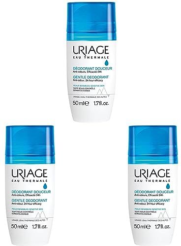 Uriage Deodorante Douceur Roll-on 50ml, Ambra (Confezione da 3)