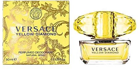 Versace Yellow Diamond, Deodorante profumato, Spray naturale, Donna, 50 ml