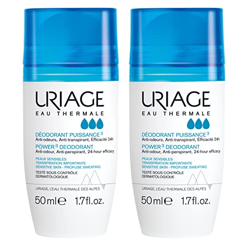 Uriage déodorant puissance roll-on 2x50ml