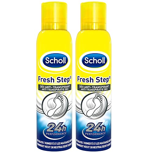 Scholl Spray in polvere anti sudore, 150 ml, confezione da 2
