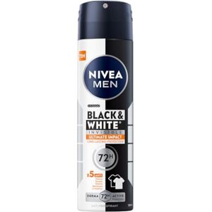 NIVEA MEN Spray Antitraspirante, nero e bianco, Ultimate Impact, 150 ml NIVEA MEN Spray Antitraspirante, nero e bianco, Ultimate Impact, 150 ml