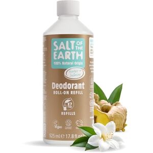 Salt Of the Earth Ricarica roll-on deodorante naturale , zenzero e gelsomino Vegano, protezione a lunga durata, approvato da Leaping Bunny, prodotto nel Regno Unito 525ml Salt Of the Earth Ricarica roll-on deodorante naturale , zenzero e gelsomino Vegano, protezione a lunga durata, approvato da Leaping Bunny, prodotto nel Regno Unito 525ml