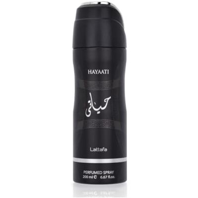 Lattafa Hayaati Profumato Deodorant Spray for Unisex, 6.67 Ounce / 200 ml Lattafa Hayaati Profumato Deodorant Spray for Unisex, 6.67 Ounce / 200 ml