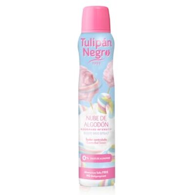 TULIPAN NEGRO Tulipano Nero Deodorante Spray Nuvola di Cotone 200 ml, 0% Sali di Alluminio, Sudore Controllato TULIPAN NEGRO Tulipano Nero Deodorante Spray Nuvola di Cotone 200 ml, 0% Sali di Alluminio, Sudore Controllato
