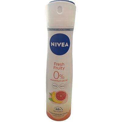 NIVEA FRESCO FRUTTATO Deodorante Spray, 0% alluminio, 3er Pack (3 x 150ml) NIVEA FRESCO FRUTTATO Deodorante Spray, 0% alluminio, 3er Pack (3 x 150ml)