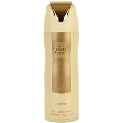 Lattafa Angham Citrus, Spicy, Gourmand, Amber Profumato Deodorant Spray for Unisex, 6.67 Ounce / 200 ml Lattafa Angham Citrus, Spicy, Gourmand, Amber Profumato Deodorant Spray for Unisex, 6.67 Ounce / 200 ml