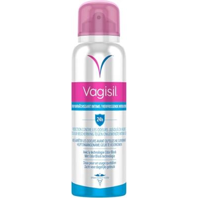 VAGISIL Deodorante Intime Femminile Spray, Uso quotidiano Senza Alcol, Protezione 24 ore contro gli odori, 125 ml VAGISIL Deodorante Intime Femminile Spray, Uso quotidiano Senza Alcol, Protezione 24 ore contro gli odori, 125 ml