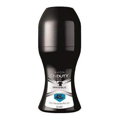AVON OnDuty Invisible Anti Perspirant Deor Roller da uomo, 50 ml AVON OnDuty Invisible Anti Perspirant Deor Roller da uomo, 50 ml