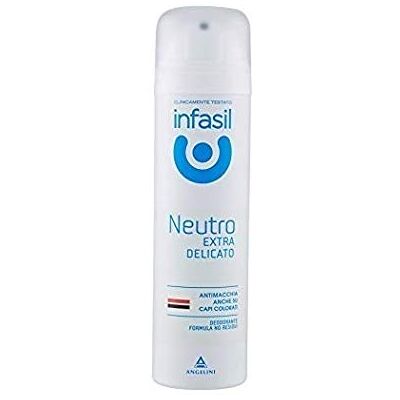 Infasil 3 x neutro extra delicato 48h deodorante spray anti traspirante, 150 ml Infasil 3 x neutro extra delicato 48h deodorante spray anti traspirante, 150 ml