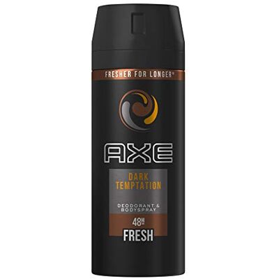 AXE Dark Temptation Deodorante spray senza alluminio, 150 Ml AXE Dark Temptation Deodorante spray senza alluminio, 150 Ml