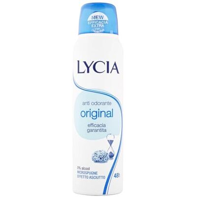 Lycia DEODORANTE SPRAY ANTIODORE 150ML ORIGINAL Lycia DEODORANTE SPRAY ANTIODORE 150ML ORIGINAL