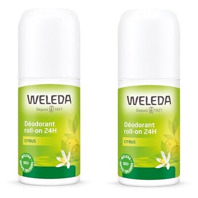 Weleda Duo deodorante roll-on 24H Citrus 2 x 50 ml Weleda Duo deodorante roll-on 24H Citrus 2 x 50 ml