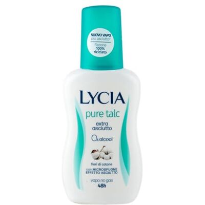 Lycia Anti Odorante Pure Talc, Protezione Asciutta 75 ml Lycia Anti Odorante Pure Talc, Protezione Asciutta 75 ml