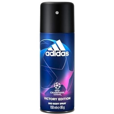 Adidas – Deodorante profumato da uomo UEFA 5 Victory Edition – risiede il brivido della vittoria – 150 ml Adidas – Deodorante profumato da uomo UEFA 5 Victory Edition – risiede il brivido della vittoria – 150 ml