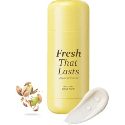 Generic Deodorante stick Fresh That Lasts, profumo di vaniglia e pistacchio, deodorante ascellare a lunga durata, controlla efficacemente sudore e odore corporeo, 50 g Generic Deodorante stick Fresh That Lasts, profumo di vaniglia e pistacchio, deodorante ascellare a lunga durata, controlla efficacemente sudore e odore corporeo, 50 g