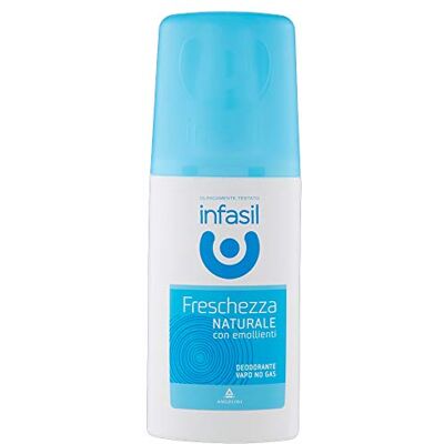Infasil , 3 deodoranti, Freschezza Naturale, spray, 75 ml, no gas Infasil , 3 deodoranti, Freschezza Naturale, spray, 75 ml, no gas