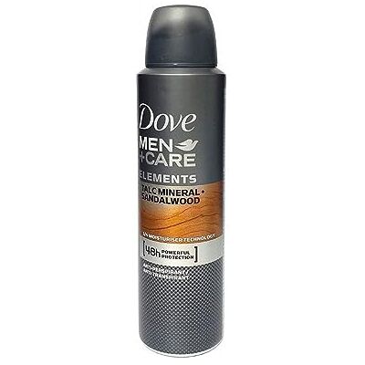Dove men care talc mineral & sandalwood deodorante spray 150 ml Dove men care talc mineral & sandalwood deodorante spray 150 ml