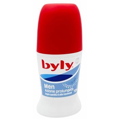 BYLY Men Deodorante Uomo Roll-On 50 ml – Azione Prolungata 72H, Doppia Quantità di Attivi Deodoranti, Anti-Odore, Freschezza Intensa (Men 1 Unità) BYLY Men Deodorante Uomo Roll-On 50 ml – Azione Prolungata 72H, Doppia Quantità di Attivi Deodoranti, Anti-Odore, Freschezza Intensa (Men 1 Unità)
