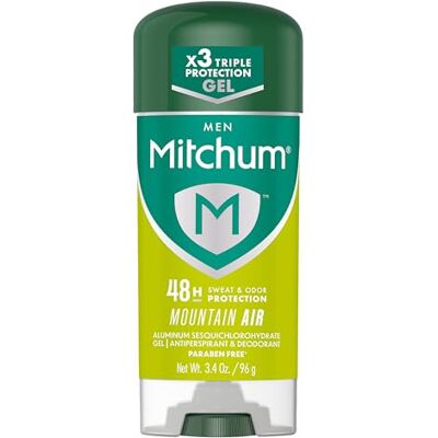 Mitchum Gli uomini del gel antitraspirante deodorante, aria di montagna, 3,4 once Mitchum Gli uomini del gel antitraspirante deodorante, aria di montagna, 3,4 once