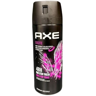 AXE Deodorante spray per il corpo "Excite" – Confezione da 6 (6 x 150 ml) AXE Deodorante spray per il corpo "Excite" – Confezione da 6 (6 x 150 ml)