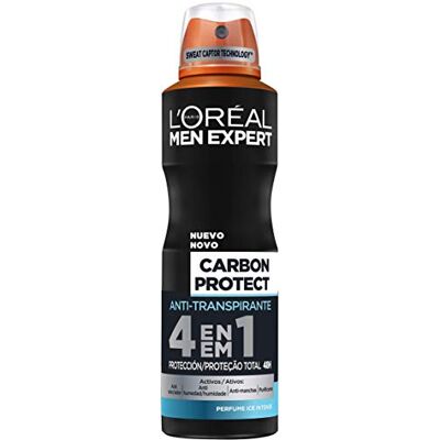 L'ORÉAL L'Oreal Paris Men Expert Deo Spray Carbon Rietichettato 150 ml – Set di 6 L'ORÉAL L'Oreal Paris Men Expert Deo Spray Carbon Rietichettato 150 ml – Set di 6