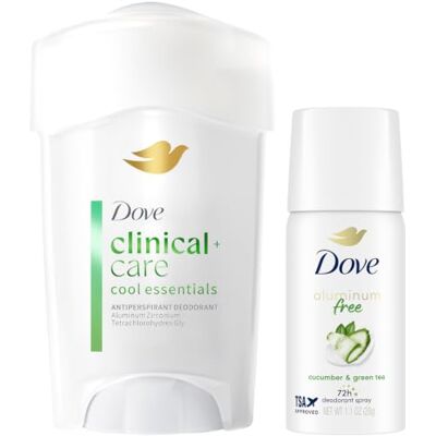 Dove Clinical Protection Antiperspirant And Deodorant Solid Cool Essentials, cool essentials 1.7 Oz by Dove Clinical Protection Antiperspirant And Deodorant Solid Cool Essentials, cool essentials 1.7 Oz by