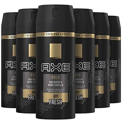 AXE Deodorant Body Spray Gold 150 ml AXE Deodorant Body Spray Gold 150 ml