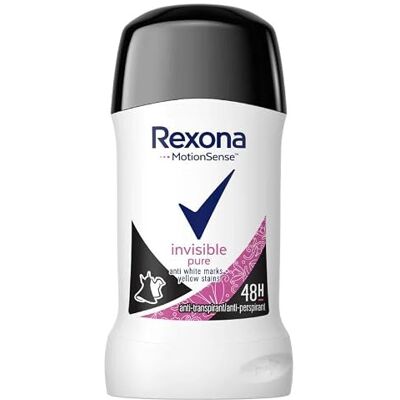 Rexona Deodorante Stick – Invisible Pure – Confezione da 6 pezzi – 40 ml Rexona Deodorante Stick – Invisible Pure – Confezione da 6 pezzi – 40 ml