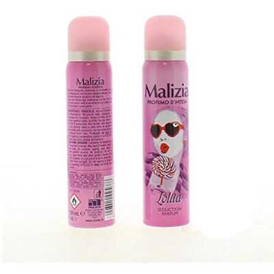 Malizia Set 12 Deodorante Donna Spray 100 Lolita profumo per il corpo Malizia Set 12 Deodorante Donna Spray 100 Lolita profumo per il corpo