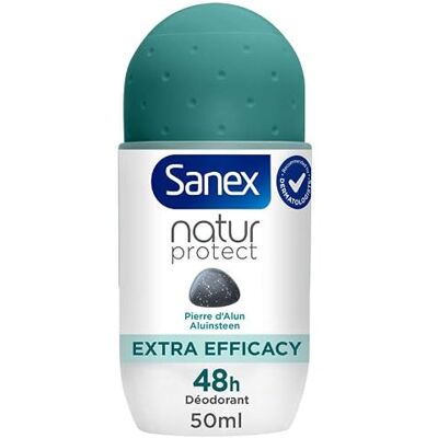 Sanex Deodorante a sfera Natur Protect Pierre d'allume Extra Efficiy Protezione 48 ore 50 ml Sanex Deodorante a sfera Natur Protect Pierre d'allume Extra Efficiy Protezione 48 ore 50 ml