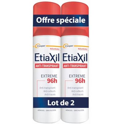 Etiaxil Antitraspirante Aerosol Extreme 96h 2x150ml Etiaxil Antitraspirante Aerosol Extreme 96h 2x150ml